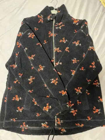 DAIRIKU 플라워 플리스 집업 블루종