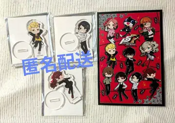 페르소나 5 로얄 A3 아크릴 쁘띠 스탠드 류지 유스케 카스미