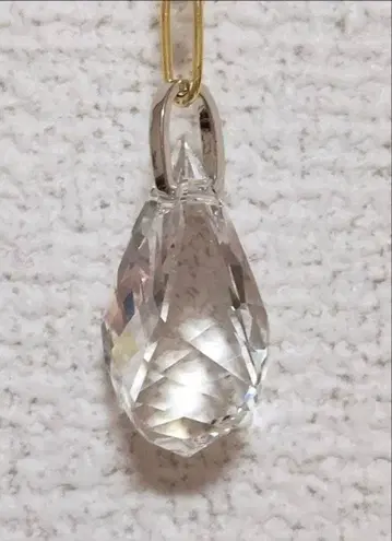 대형 스와로브스키 크리스탈 드롭형 목걸이 펜던트