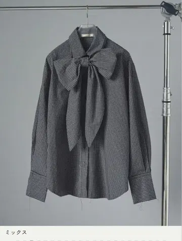 볼륨 리본 셔츠 anuke 믹스