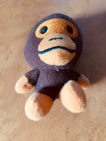 원숭이 펠트제 원숭이 봉제 인형 약 10cm