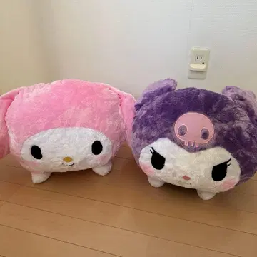 초초 BIG 봉제 인형 늘어뜨린 마이멜로디 & 쿠로미