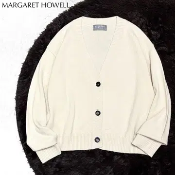 [ 새상품급 ] MHL. 마가렛호웰 라무스울 니트 가디건 고급