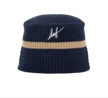 SCRIPT KNIT BUCKET HAT / HUF 버킷햇