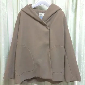 [ 새상품 ] 'studio clip' 후드 미들 코트