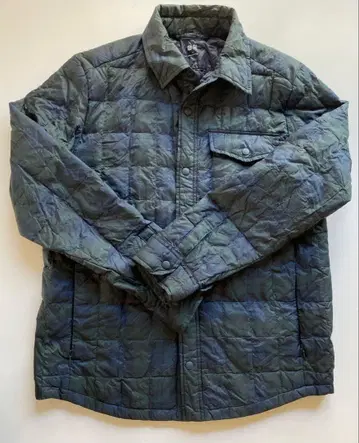 유니클로 라이트 다운 체크 M