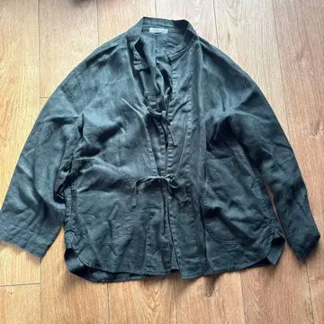 컨팩트 린넨 암운젠 스모크 셔츠 [ CONFECT ] 린넨