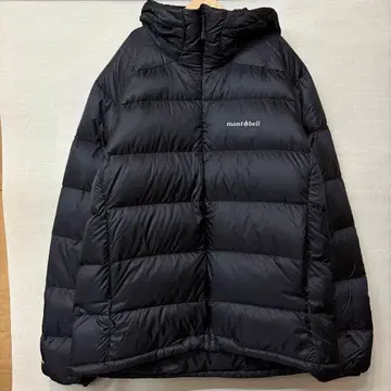 mont-bell 라이트 알파인 다운 후드티 BK L 사이즈