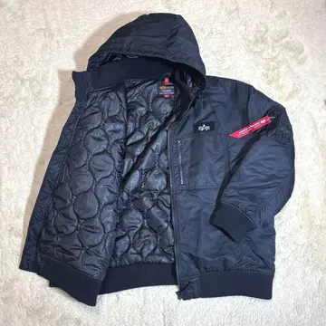 ALPHA INDUSTRIES 알파 플라이트 자켓 MA1 블랙