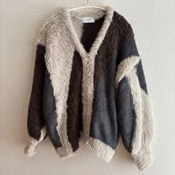 Kastane 인터샤 니트 지퍼 블루종 카스타네