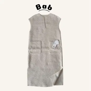 미사용 새상품 Bab 리버서블 키넥 원피스 M 사이즈 아이보리