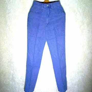 산타페 [ F ] 여성용 데님 팬츠 텐셀 배기 팬츠 자수 로고