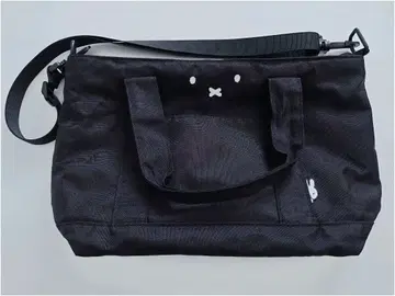 7일까지 2WAY 토트백 토트 미피 miffy 블랙