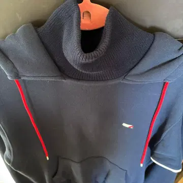 핑가린 네이비 하이넥 후드티 M