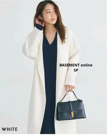 BASEMENTonline 2024AW 리버 롱 코트