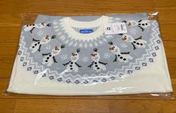 디즈니 안나와 올라프 스웨터 니트 M 사이즈