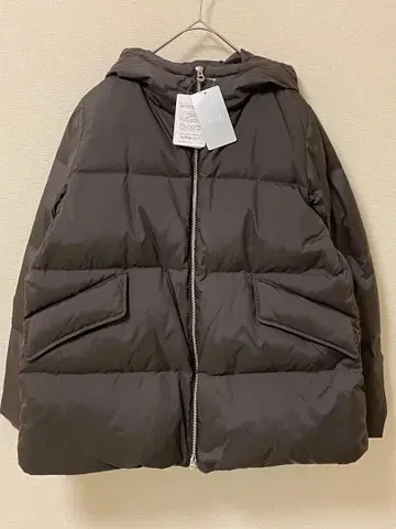 새상품 LIMONTA 다운 숏코트 이에나 브라운 36 브라운