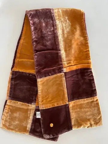 레어! H.P.FRANCE 아쉬페프랑스 벨벳 머플러 스톨