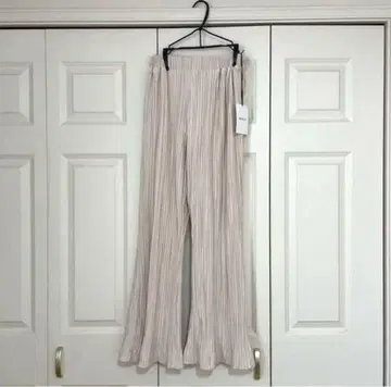 Kari&lili 플리츠 벨로아 팬츠