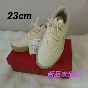 23cm PUMA 아이보리 레오파드 스니커즈