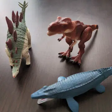 공룡 피규어 세트 티라노사우루스 스테고사우루스 모사사우루스