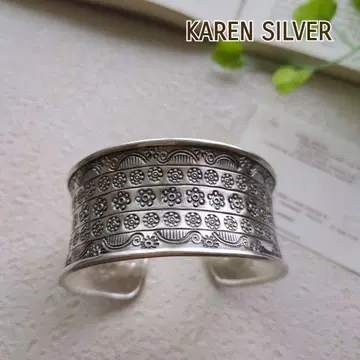 실버 뱅글 카렌 실버 카렌 카렌족 핸드메이드