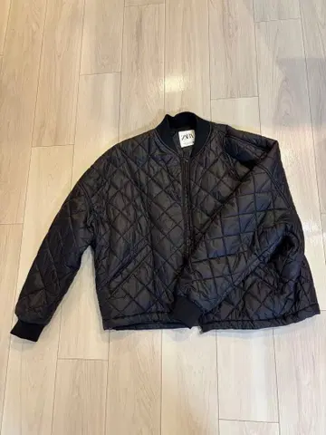 ZARA 블랙 퀼팅 자켓