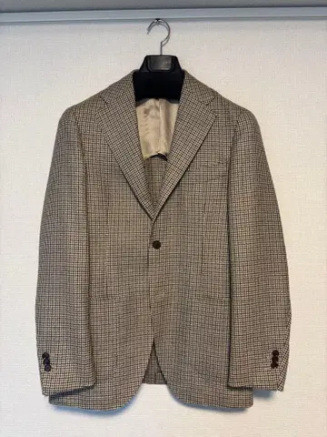 BEAMS F 이지 하운드 투스 자켓