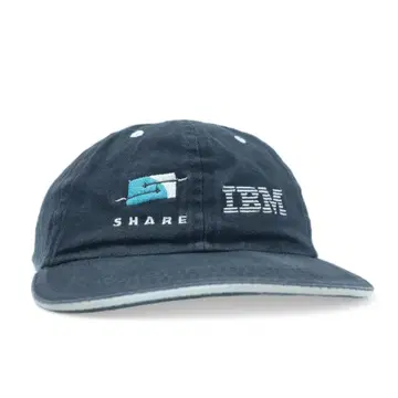 IBM SHARE 기업 로고 빈티지 캡