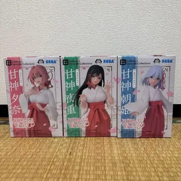 SEGA 아마가미 씨네 인연 맺기 데스크탑 데코레이션 컬렉션 3체 세트