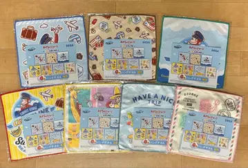 호기심 많은 조지 세가 럭키 쿠지 G상 핸드 타월 7종 컴플리트