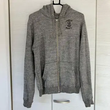 ANGLO MANIA 그레이 풀 집업 후드티