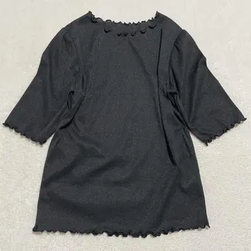 크로시 시마무라 라메 리브 상의 멜로우 프릴 심플 한국 L