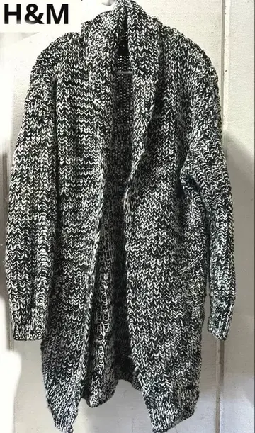 H&M 트위드 롱 가디건 XS