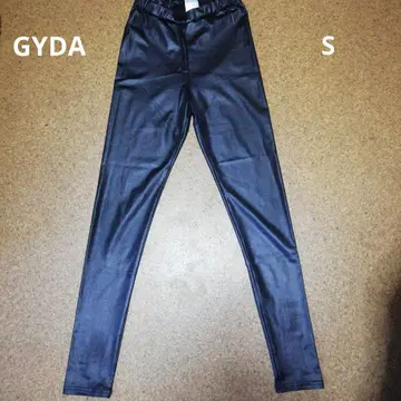 GYDA 제이 블랙 레깅스 인조 가죽 시착만 한 상품