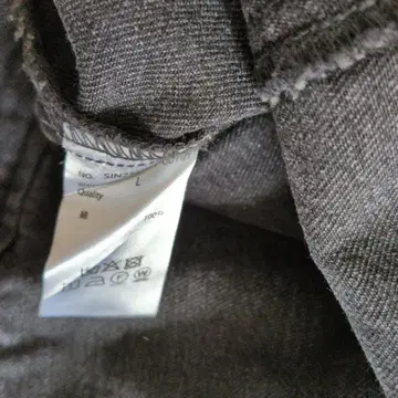 SINSS 다크 그레이 데님 자켓 L