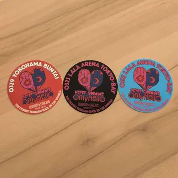 이나바사라스 NEVER Goodbye only HELLO 스티커 세트
