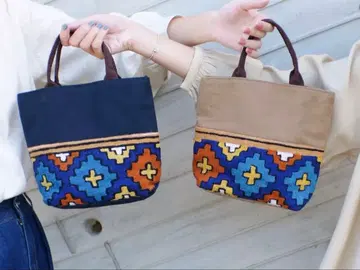 [ 미사용 새상품 ] 인도 직조 핸드백