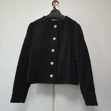 ZARA 트위드 자켓 코트 아우터