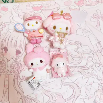 산리오 마이멜로디 마스코트 열쇠 백참 테니스 mocomee