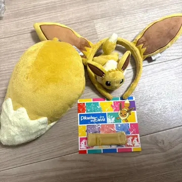 이브이 머리띠 꼬리 패치 마스코트