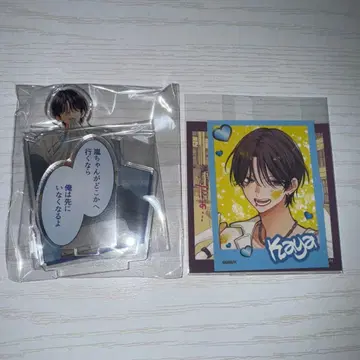 봄의 폭풍과 몬스터 아크릴 스탠드 스티커 만복 가챠 미유키 꿀벌 2점