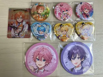 스토푸리 캐릭터 캔뱃지 코스터 세트