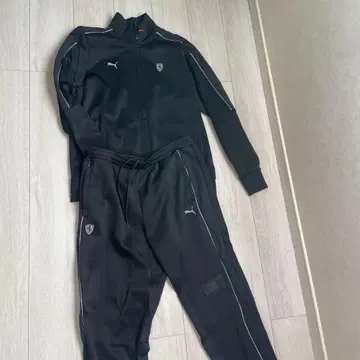 PUMA Ferrari 콜라보 저지 세트 블랙