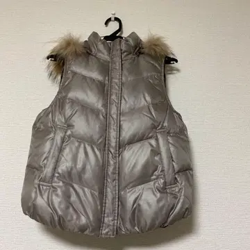 anyFAM 다운 베스트 (퍼 포함) 리버서블 M 사이즈 [새상품급]