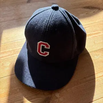CHUMS 참스 C 자수 네이비 야구 모자