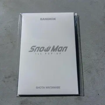 Snow Man 와타나베 쇼타 포토 카드북 D