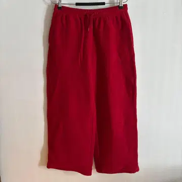 구제샵 구매 스웨트 팬츠 레드 맨투맨 뒤집힌 와이드 팬츠 코엔지