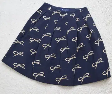 M'S GRACY 엠즈 그레이시 리본 자수 디자인 스커트