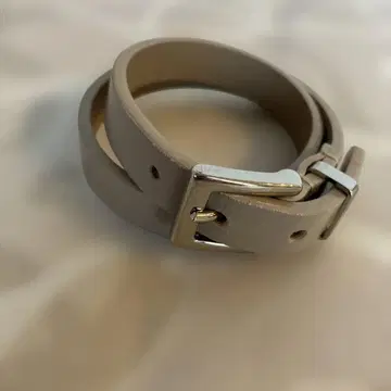 천연 가죽 팔찌 theory luxe 이중